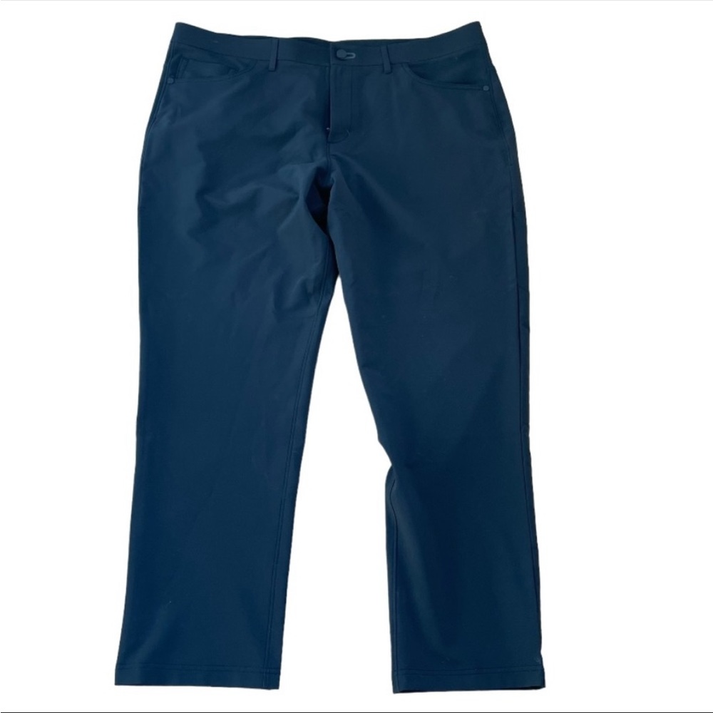 Public Rec Mens Work Day Straight Leg Pants 38x30 Flat Front Black